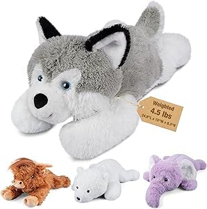 Bobbie &amp; Laxi Animaux en peluche lestés de 2 kg