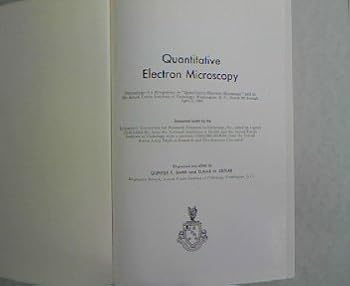 Hardcover Quantitative Electron Microscopy Book