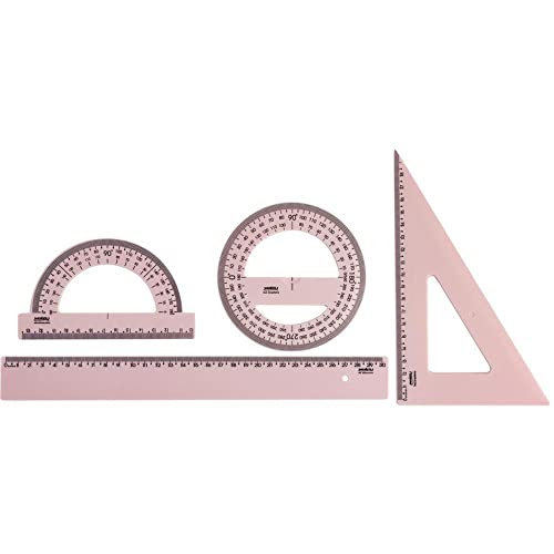 Kit Escolar Segundo Grau New Line Rosa Pastel, Maxcril, 10130026