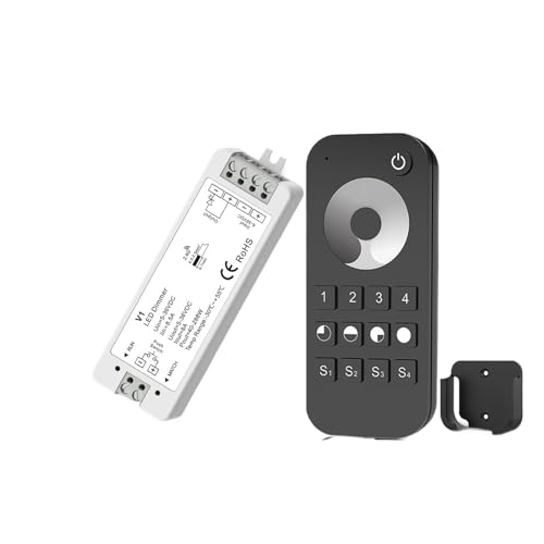 V1 DC 5V/12V/24V 8A PWM ���C�����X LED �����R���g���[���X�C�b�` + �^�b�`�����R�����m�N�� COB 5050 3528 ���� LED ���C�g�X�g���b�v(V1-RT6)