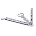 Produktbild bestomz Flaschenöffner Butterfly Messer Stil Trainer Tool Metall Bier Schwarz Bar, Arztausstattung, silber