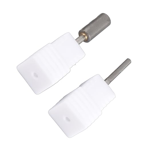 Puntas de taladro para uñas 2 piezas acero tungsteno miniatura 4