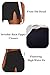 Black Mini Skirt for Women High Waist Split Hem Pencil Mini Skirts (M, Black-1)