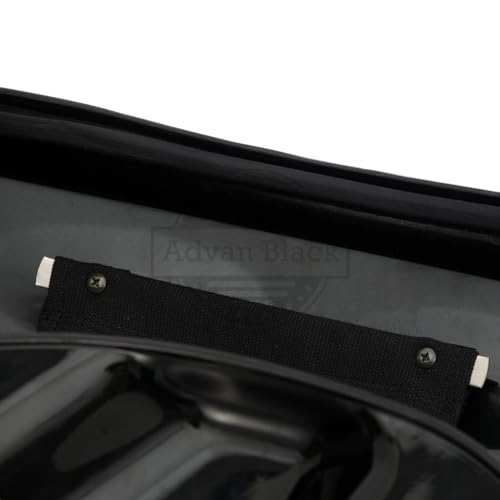 Advanblack Juego de 2 Sellos de Goma para Tapa de Alforja Compatible con Harley Touring 1993-2013 miniatura 3