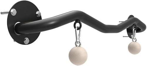 JvFbjLF Pull-Up Bars Home Pull-up Wrist Strength Training Finger Grip Ball Rock Climbing Equipment(Schwarz)