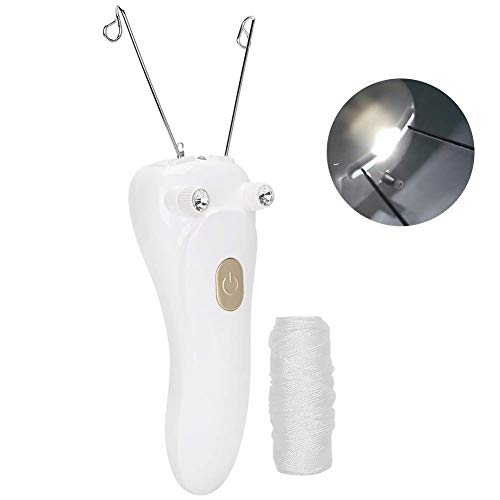 Haarentferner, Elektrischer Haarentfernung Geräte, Gesichtshaarentferner, Baumwollfaden Haarentferne, Haarentfernungswerkzeug für Gesicht Ganzkörper(Gold) - Image 7