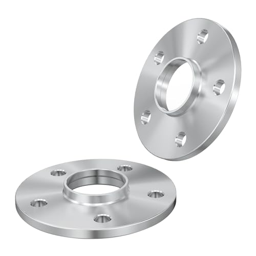 Customadeonly 10mm Hubcentric Wheel Spacers 5x120 Compatible for Acura Mdx Zdx RLX TL, Compatible for Honda Civic Type R,Ridgeline Odyssey Passport Pilot (2pcs 64.1mm m14x1.5) Silver 10mm w/