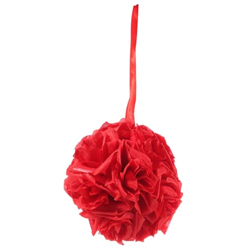 VINTORKY Pétalos de Rosa de Boda de Tela de Seda de Lujo 15 X 15 Cm Flores Colgantes para Decoración de Bodas