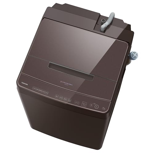 TOSHIBA(東芝) 全自動洗濯機 10kg AW-10DP4(T) ボルドーブラウン インバーター ZABOON ウルトラファインバブル洗浄W 洗剤自動投入 Ag+抗菌水 低振動 低騒音 洗濯槽自動おそうじ