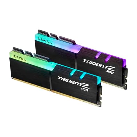G.SKILL Trident Z RGB Series (Intel XMP) DDR4 RAM 64GB (2x32GB) 3600MT/s CL18-22-22-42 1.35V Desktop Computer Memory UDIMM (F4-3600C18D-64GTZR) Cover