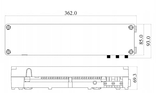 Salus KL08RF 230V Drahtloser Regelklemmleiste für 8 Raumthermostate und 24 Stellantriebe, 8 Zonen Steuerbox mit Pumpen- oder Kesselsteuermodul für Fußbodenheizung, ZigBee