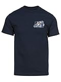 Gravity Trading Mens Custom Rods Short Sleeve Pocket Logo T-Shirt, Navy XL