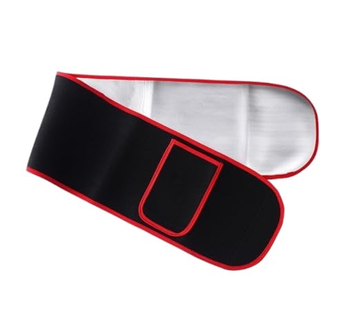 TOTIKI Faja Lumbar Cinturón Reductor De Cintura para Entrenamiento, Entrenador De Cintura, Faja Reductora De Sudor, Cinturón Reductor De Peso Ajustable Cinturón Apoyo Lumbar(Rot)