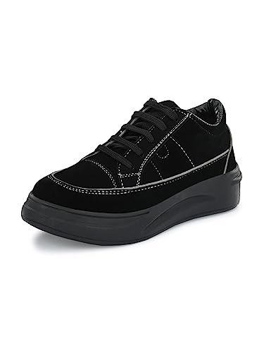 Image of EL PASO Faux Leather Casuals Sneakers Walking Shoes for Women & Girls