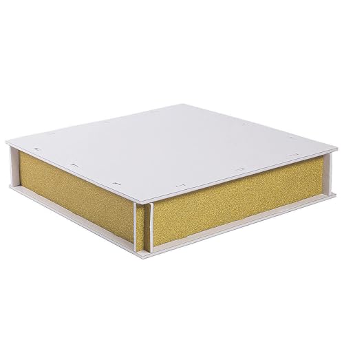 Square Gold Glitter Cake Stand - Party Supplies - 1 Piece