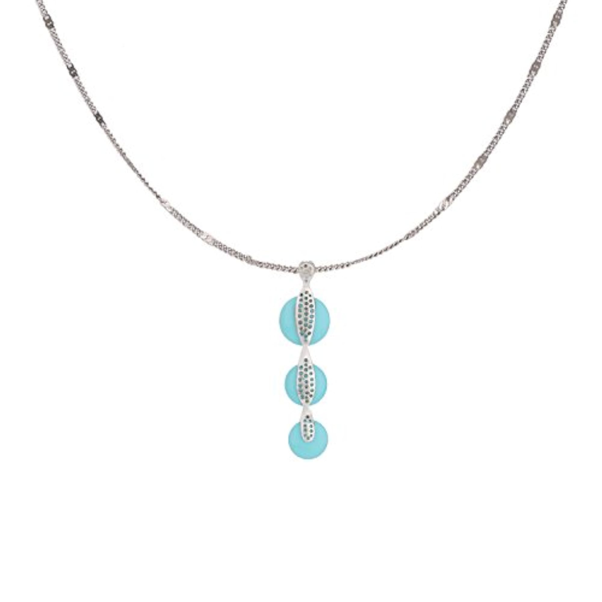 Women's 925 Sterling Silver BIS Hallmarked Pendant with Chain