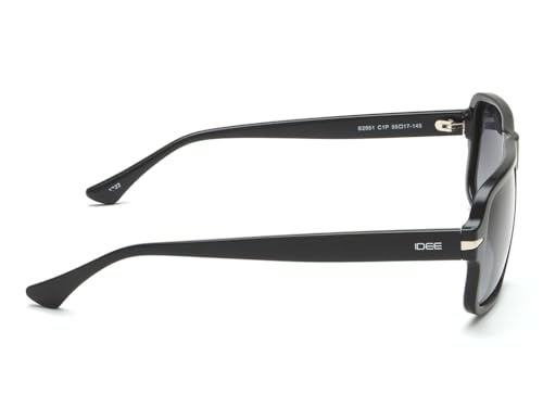 Image of IDEE sunglasses| 100% UV Protected | Gradient | Full Rim | Square | Men | Large | Polycarbonate Frame | Gradient TAC Lens