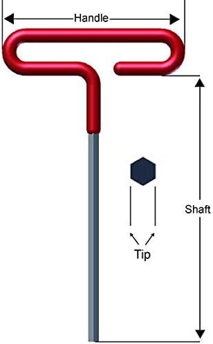 EKLIND 51520 5/16 Inch Cushion Grip Hex T-Handle T-Key allen wrench