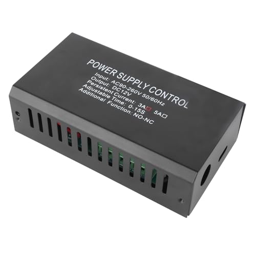 Power Supply Switch Controller, Power Supply Box, 12V 3A Electric Door Lock Power Supply Switch, 90 to 260V Input, Door Access Control Power Supply for Lock Remote Control System