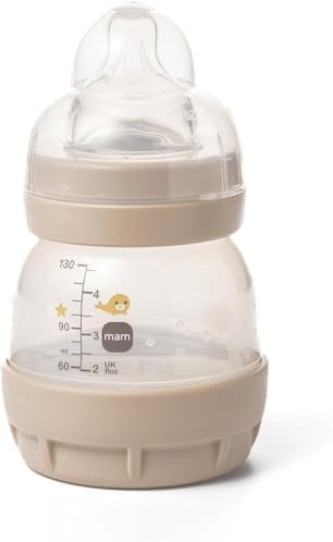 MAM Easy Start Anti-Colic Baby Milk Bottle | Pack of 1 x 130ml | ...