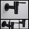 Fregona-Piscina-Grifo-Grifo-Agua-Montado-en-la-Pared-Balcon-Fregadero-Fregadero-Grifo-de-Balcon-Montado-en-la-Pared-Grifo-Negro-para-Lavadero-Bano-Jardin-Cocina Fregona-Piscina-Grifo-Grifo-Agua-Montado-en-la-Pared-Balcon-Fregadero-Fregadero-Grifo-de-Balcon-Montado-en-la-Pared-Grifo-Negro-para-Lavadero-Bano-Jardin-Cocina