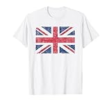 Retro Union Jack Vintage British Flag Great Britain UK T-Shirt