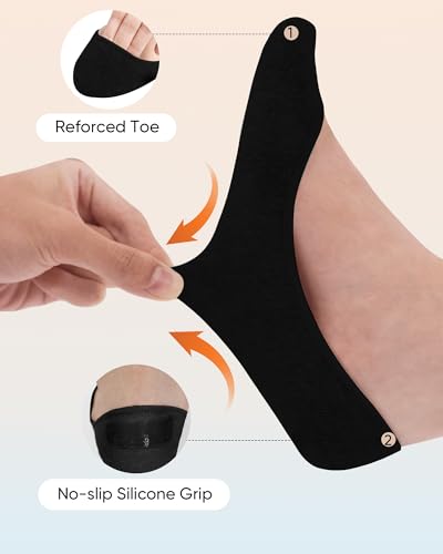 Jane Stone Womens No Show Socks Non Slip Low Cut Invisible Footies Liner Socks2
