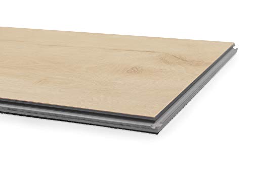 NewAge Products Stone Composite Luxury Vinyl Plank 800 Sqft Flooring Bundle (8.9\" W x 46\" L x 0.37\" H), White Oak - Thumbnail 3