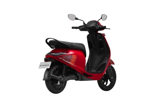 Image of Chetak C2501 by Bajaj Auto High Speed Electric Scooter with charger - Racing Red - Ex-Showroom