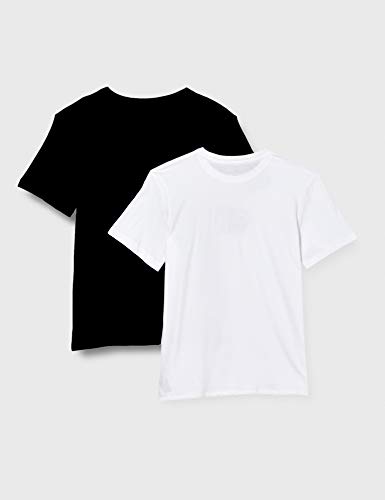 Calvin Klein 2Pk Tees Camicia, Pvhwhite/Blackiris