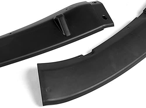 3PCS Front Bumper Lip Kit fit for compatible with 2016-2021 Mazda Miata MX-5, Splitter Trim Protection Spoiler, Air-Dam-Chin-Diffuser (Unpainted Matt Black)