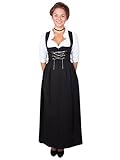 ohne Schürze Stockerpoint Damen Amber Dirndl, Schwarz (Schwarz Schwarz), 46