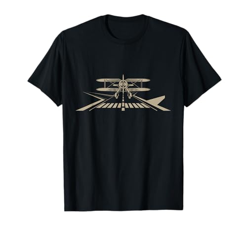 Piste Aéroport Aviation Avion Volant Cadeau pour Un Pilote T-Shirt