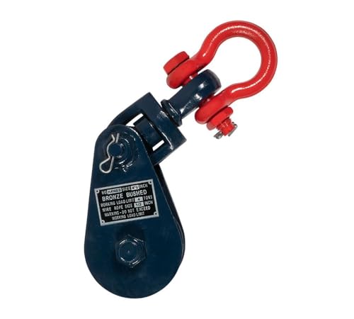Mytee Products 4 Ton Snatch Block with Shackle for 1/2