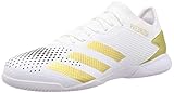  adidas Herren Fussballschuhe Predator 20.3 L IN FTWR White/Gold Met./Core Black 46
