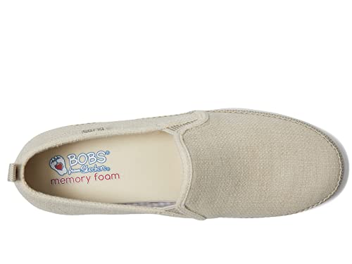Skechers Women's BOBS Flexpadrille Hi - Pleasant Harmony, Natural, Size 9 M
