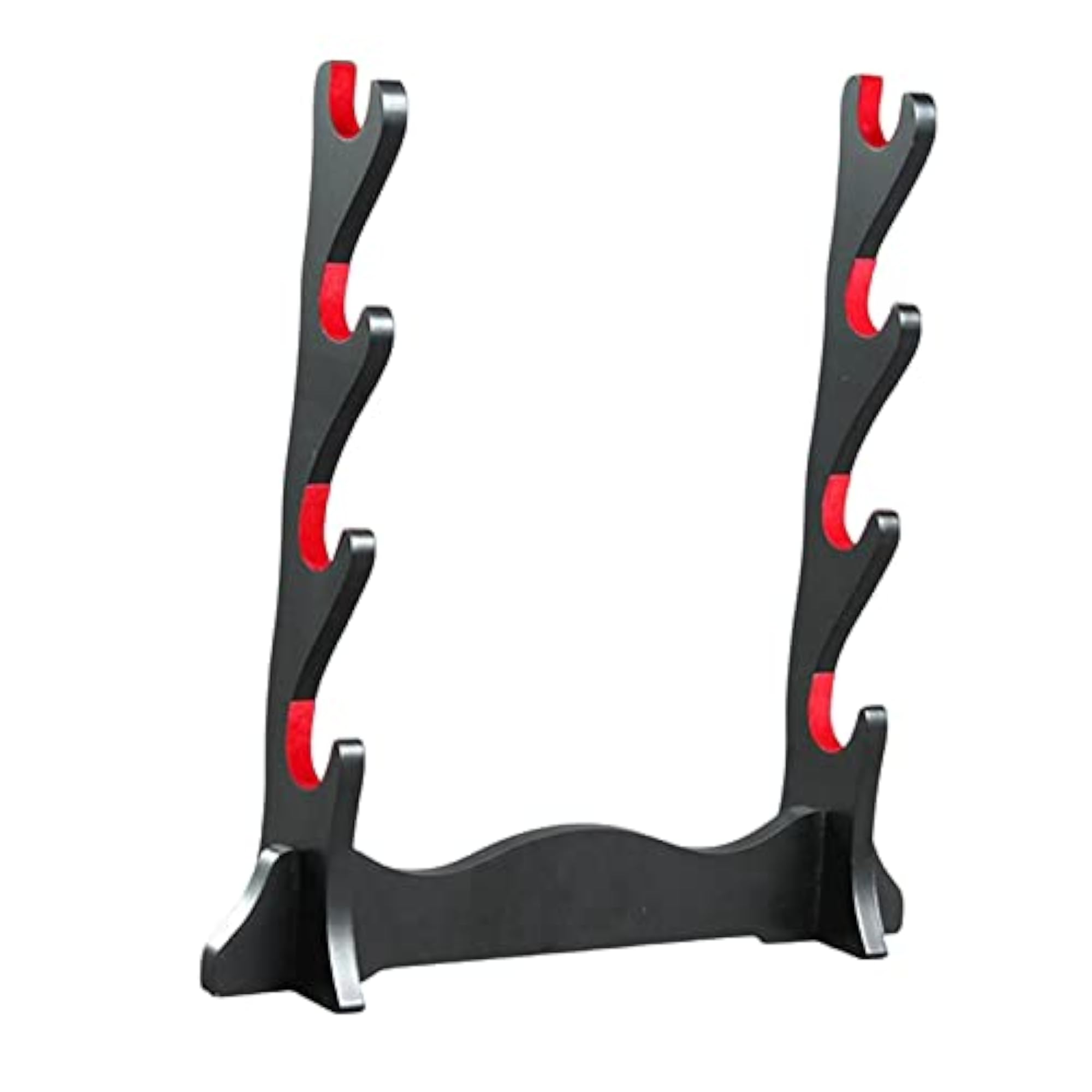 Samurai Sword Holder Stand, 4-Tier Wooden Padded Display