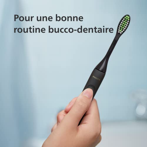 PHILIPS 2 Têtes De Brosses A Dents NoirsCompatible Philips One - vue 6