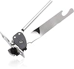 Tin Opener UK,Stainless Steel Portable Can Opener,Heavy Duty Good Grip Tin Openers Manual,Easy to Use Arthritis Hands Openers,Can Openers That Work for Effortless Kitchen,Camping,Gadgets