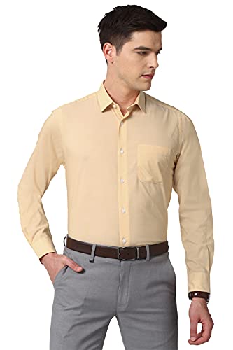 Image of Peter England Men's Printed Slim Fit Formal Shirt