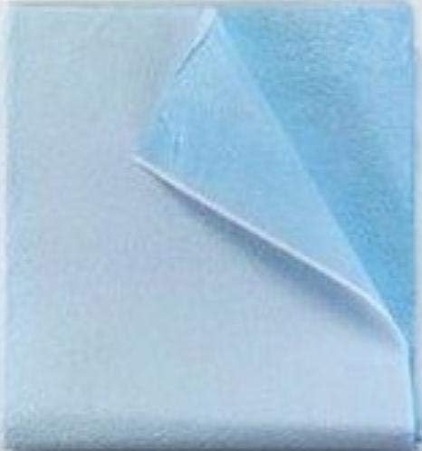 Stretcher Sheet Flat 40 X 48 Inch Blue Tissue/Poly Disposable, 980924 - CASE of 100