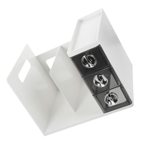 Support de rangement pour documents au style simple pour un coin bureau maison impeccable