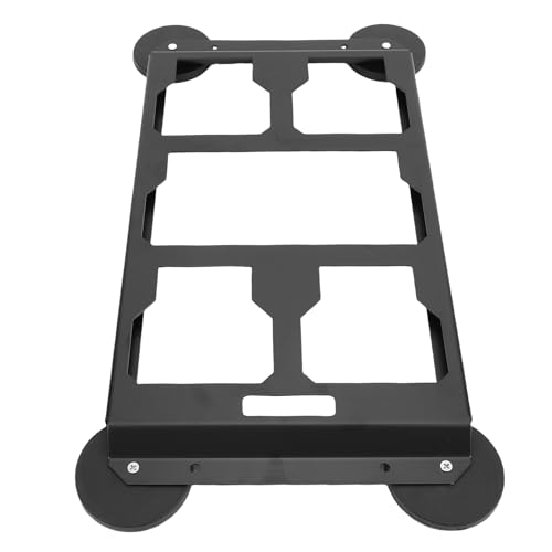 SUNGOOYUE Placa de Montaje para Caja de Herramientas, Base Magnética de Aluminio para Reemplazo de Almacenamiento de Herramientas, Tablero de Montaje Recubierto de Negro de 1,2 X 20 X 30,75 Pulgadas