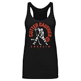 500 LEVEL Cutter Gauthier Women's Tank Top - Cutter Gauthier Anaheim Retro Arch WHT (Tri Black, Large)