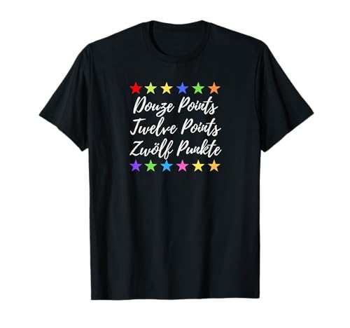 Zw&ouml;lf Punkte - Motto zum Song Contest Grand Prix T-Shirt