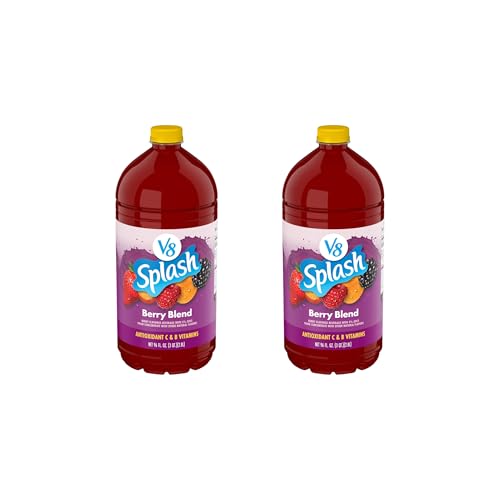 Image of V8 Splash Berry Blend Flavored Beverage, 96 fl oz Bottle (Pack of 2)