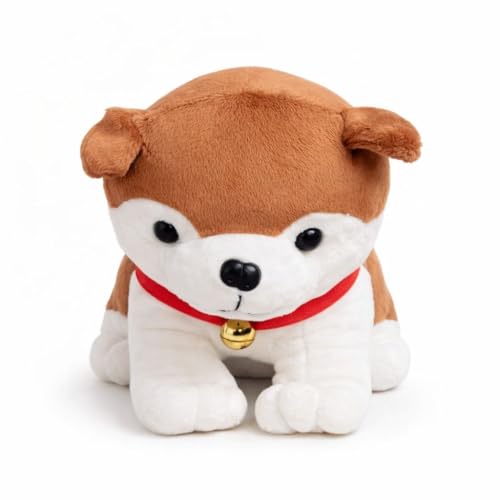 Image of Cute Huskey Dog Soft Toy 25 CM Brown