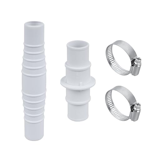 2 Pcak Pool Vacuum Hose Adapter Connector,Plastic Coupling 1-1/4