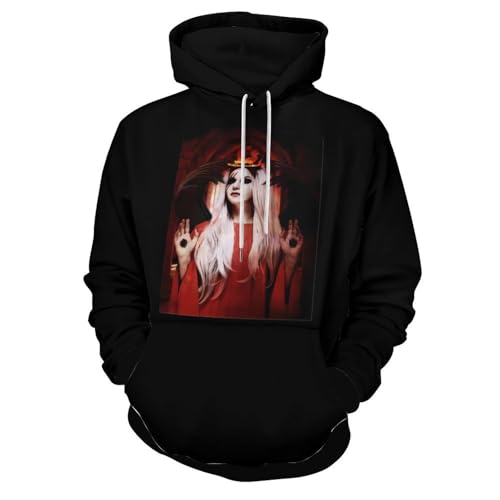 Men's Oversized Polyester Hoodies with Pocket Stylish Sweatshirts Athletic Long Sleeve