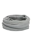 Multifunktionstuch aus Microfleece melange (recycelt), zu tragen als Mütze, Haarband, Piratentuch, Stirnband, Schalmütze, Halstuch und Saharatuch
